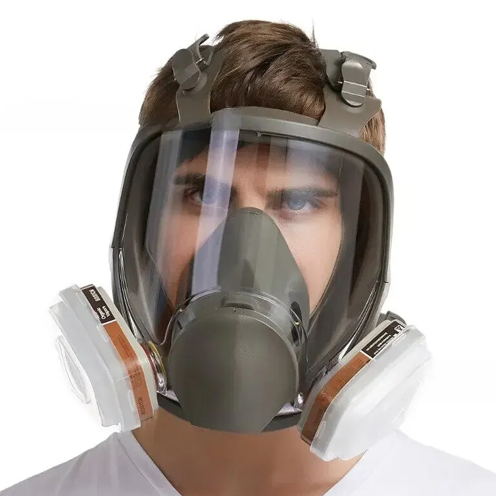 6800 anti-sis gaz maskesi endü - Dust Mask Construction incelemesi ve fiyatı