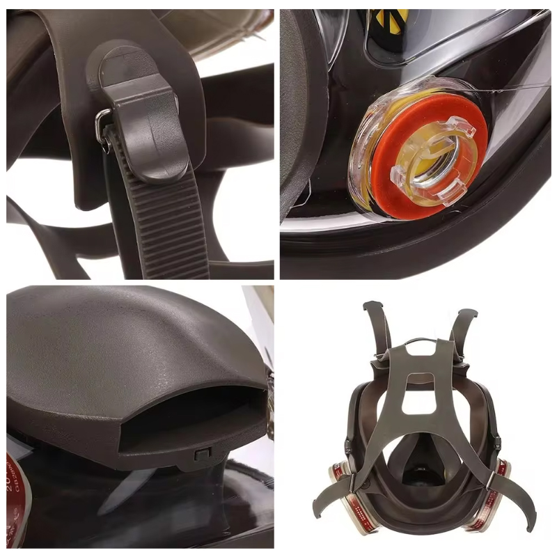 6800 anti-sis gaz maskesi endü - Dust Mask Construction incelemesi ve fiyatı