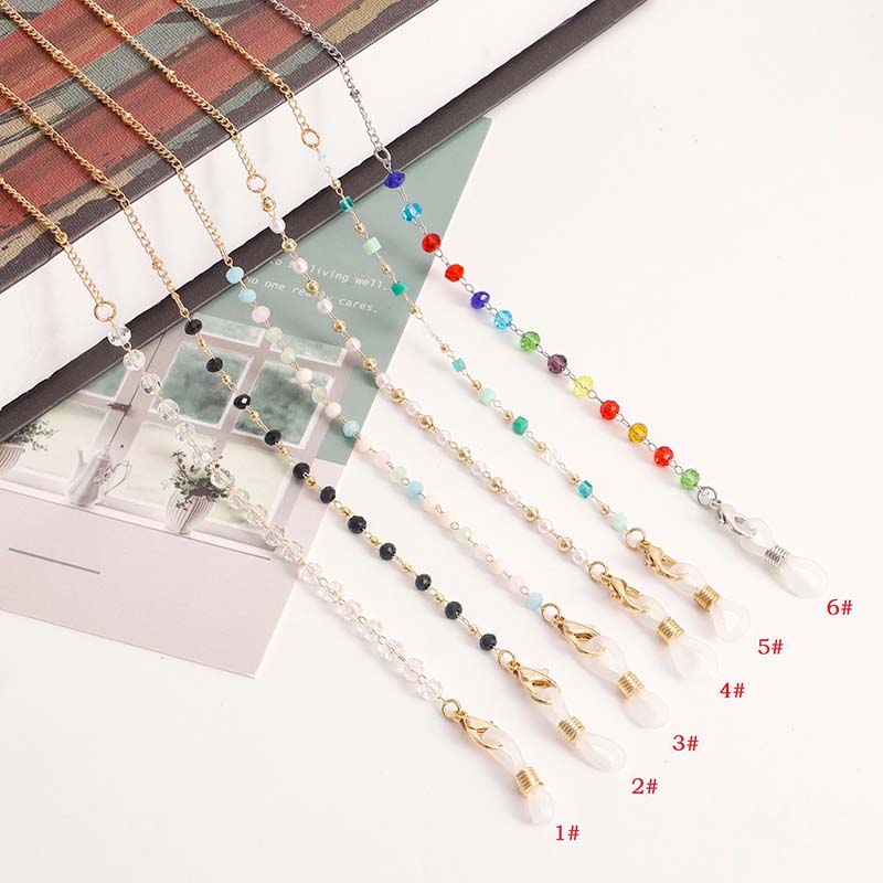 Yeni Moda Renkli Kristal Gözlü - Mask Chain Holder incelemesi ve fiyatı